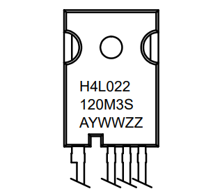 Los ICs saltan el canal N 1200V 68A 352W de los MOSFETs NTH4L022N120M3S a través del agujero TO-247-4L 1