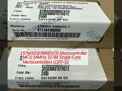 STM32G030K8T6TR Microcontrolador MCU 64MHz Microcontroladores de un solo núcleo de 32 bits LQFP-32