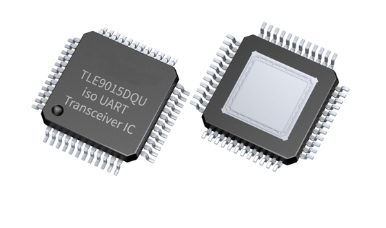 El automóvil de PHEV salta el transmisor-receptor de fines generales TQFP-48 IC de la ISO UART de TLE9015DQU
