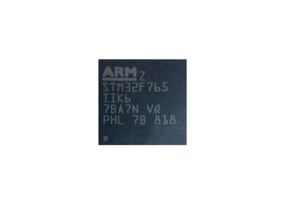 El microprocesador STM32F765IIK6 del circuito integrado arma el microcontrolador de 32 bits IC del Solo-corazón Cortex-M7