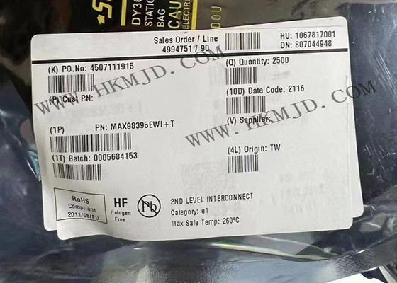 Chip de circuito integrado MAX98395EWI de entrada digital de 1 canal Clase DG Amplificador XFBGA28