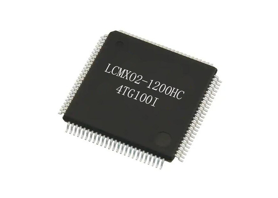 Arsenal de puerta programable del campo del microprocesador LCMXO2-1200HC-4TG100I del circuito integrado LQFP100