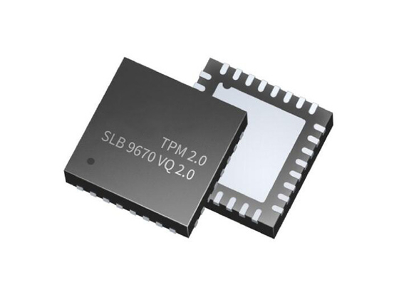Soporte electrónico de la superficie del módulo VQFN32 de los circuitos integrados SLB9670VQ2.0 TPM