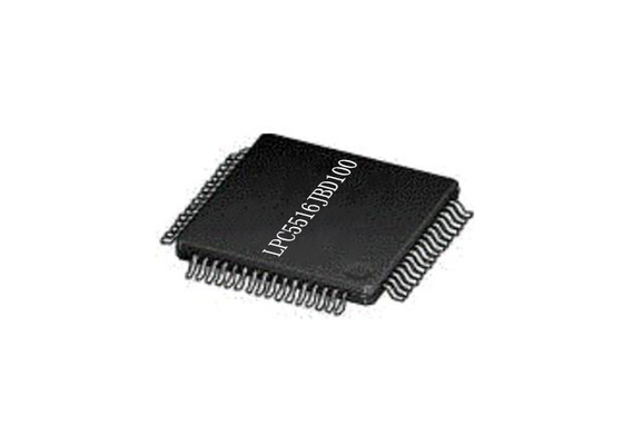 Microcontroladores IC 100HLQFP del microprocesador LPC5516JBD100 150MHz del circuito integrado 256KB