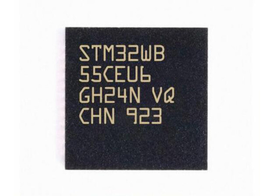 microcontrolador MCU 48UFQFN 32Bit inalámbrico Multiprotocol MCU de 2Mbps STM32WB55CEU6