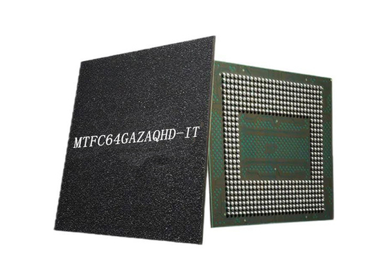 Memoria IC del microprocesador MTFC64GAZAQHD-IT 512Gbit 200MHz 153-VFBGA del circuito integrado