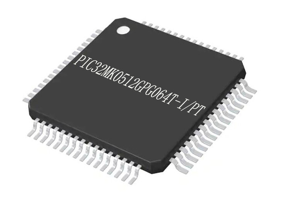 Solo microcontrolador IC del microcontrolador MCU 64TQFP de la base PIC32MK0512GPG064T-I/PT