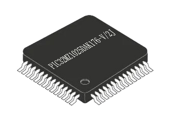 Microcontrolador de destello MCU 176LQFP de IC PIC32MZ1025DAK176-V/2J del microcontrolador 1MB