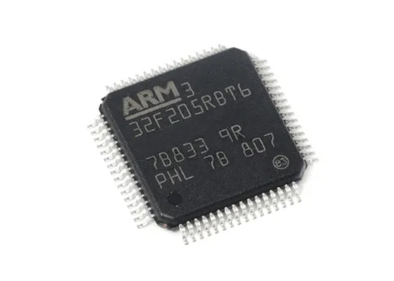 Soporte de la superficie de IC del microcontrolador del microcontrolador MCU STM32F205RBT6 64-LQFP