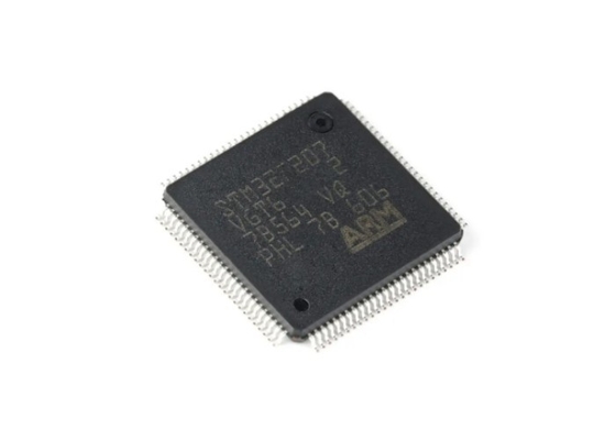 El alto rendimiento del microcontrolador MCU STM32F207VGT6 integró los procesadores LQFP100