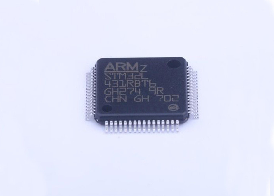 El brazo Cortex-M4 MCU de STM32L431RBT6 FPU 80 megaciclos integró el microcontrolador IC