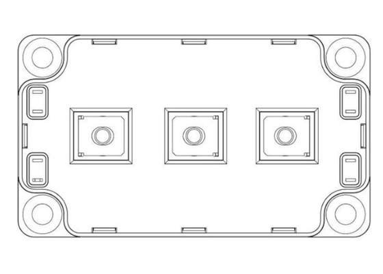 Módulo de poder de la pierna de la fase del diodo de la conexión de serie de 1 par MSCDC450A70AG 450A sic 700V