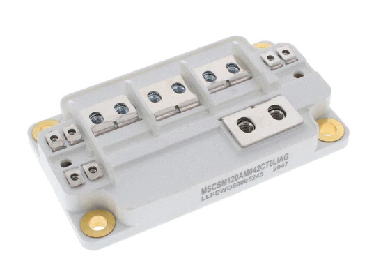 Soporte automotriz del chasis de los transistores de los módulos MSCSM120AM042CT6LIAG 495A de IGBT