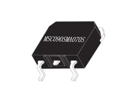 Transistores TO-268-3 del MOSFET del microprocesador MSC090SMA070S 700V del circuito integrado sic