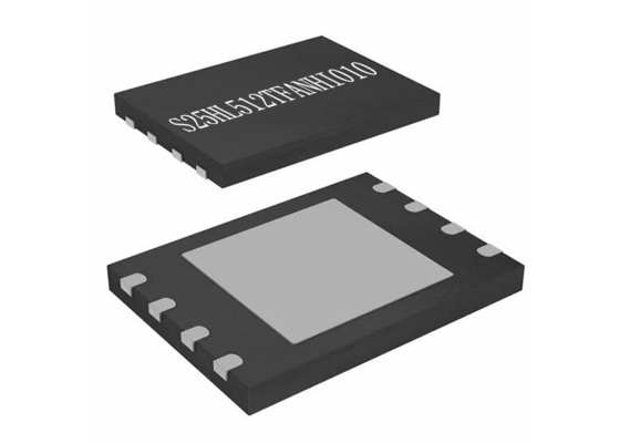 512Mbit FLASH del chip de memoria S25HL512TFANHI010 166MHz NI chips CI de IC 8-WDFN de la memoria