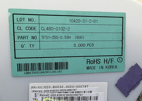 Circuito integrado Chip Flat Flexible Connectors 20Position 50V de TF31-20S-0.5Shipping y de la dirección
