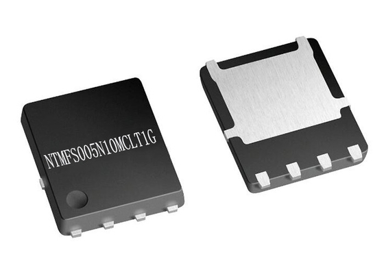 Solos chips CI del MOSFET 5-DFN del poder de los transistores NTMFS005N10MCLT1G del canal N