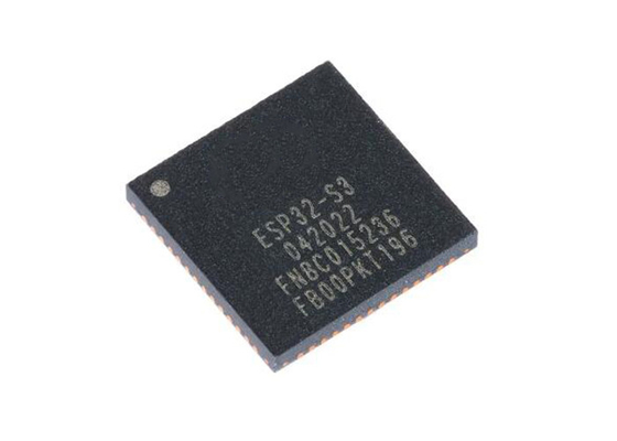 Transmisor-receptor ICs 56-QFN 2.4GHz WiFi BT v5.0 LE SoC del RF de la energía baja de BT IC ESP32-S3R8V