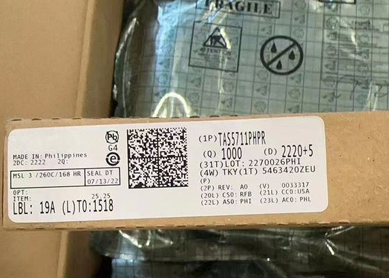 Amplificadores de potencia audios 48-HTQFP del microprocesador TAS5711PHPR 20W Digitaces del circuito integrado