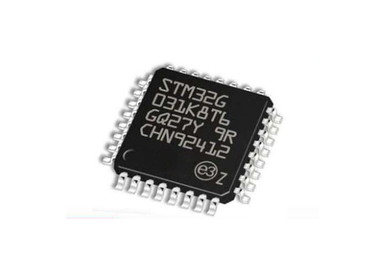 Microcontrolador de destello IC 32-LQFP del microcontrolador MCU STM32G031K8T6 64MHz 64KB