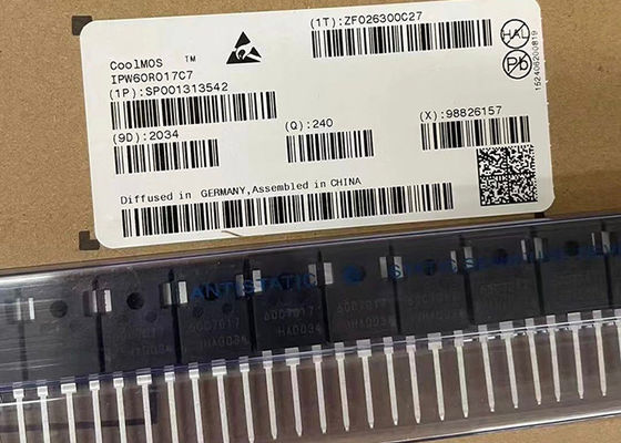 IPW60R017C7 Transistor MOSFET de canal N de 600V con corriente de drenaje continua de 109A y disipación de energía de 446W TO-247-3