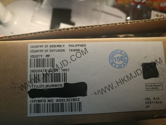 Sensor IC ADXL357BEZ Acelerómetros MEMS de 3 ejes de baja potencia 14-CLCC
