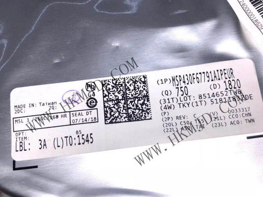 Microcontrolador MCU MSP430F67791AIPEUR Microcontrolador flash de 16 bits y 16 MHz