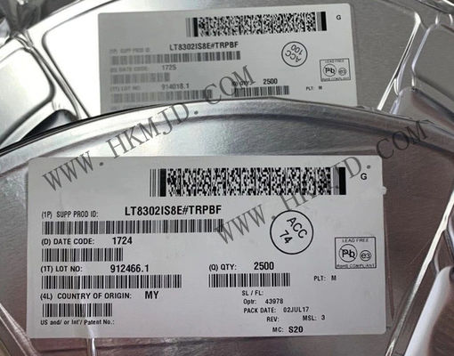 Chip de circuito integrado LT8302IS8E 65V 8A Conversor sincrónico de descenso 8-SOIC