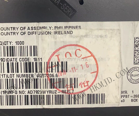 Chip de circuito integrado AD7923WYRUZ de 4 canales 200 kSPS ADC de 12 bits con secuenciador