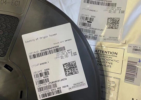 Microcontrolador MCU LPC804M101JHI33 Microcontrolador IC de un solo núcleo de 32 bits de 15 MHz