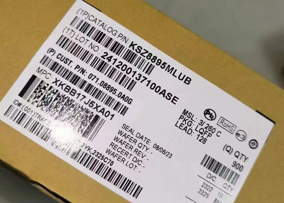 IC Ethernet KSZ8895MLUB Conmutadores Ethernet integrados de 5 puertos para automóviles LQFP-128