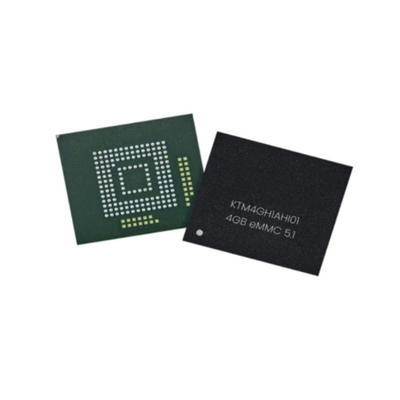 Chip de memoria IC KTM4GH1AHI01 EMMC 5.1 Memoria flash FBGA-153 Almacenamiento flash incrustado