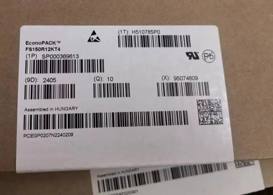 Modulos IGBT para automóviles FS150R12KT4 1.2kV 150A Modulos de silicio IGBT de 6 paquetes