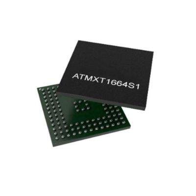 Chip de circuito integrado ATMXT1664S1-CUR057 Controladores de pantalla táctil de alto rendimiento VFBGA-128