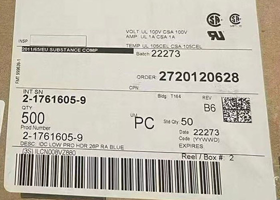 Conectores 2-1761605-9 Conectores de cable a tablero 26Posicionamiento Conectores de cable de cinta