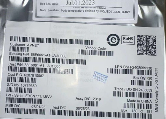 Interfaz de conexión por Ethernet 88E6061-A1-LAJ1I000 de 6 puertos de 100 Mbps Interfaz de conexión por Ethernet PQFP-128