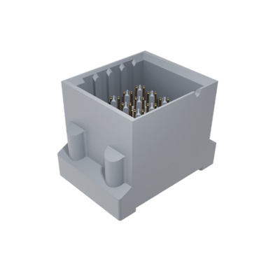 Conectores de 249-421H-11V Conectores de plano trasero 224Gb/s Cabeza vertical de 4 pares