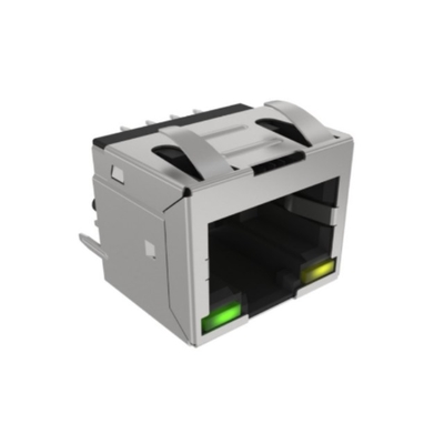 Conectores RJE881882110 Conectores de conector modular de la serie RJE88 con pestañas EMI