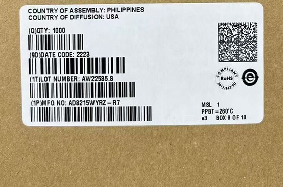 Chip de circuito integrado AD8215WYRZ Monitor de derivación de corriente de alto voltaje