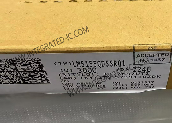 Chip de circuito integrado LM5155QDSSRQ1 Controlador de impulso no síncrono de 2,2 MHz