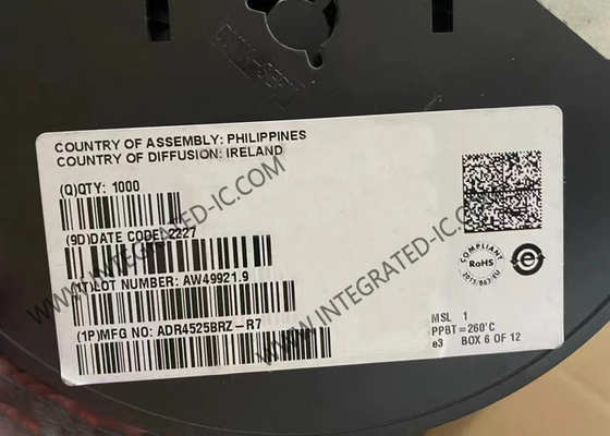 ADR4525BRZ Chip de circuito integrado con muy bajo ruido y alta precisión de referencia de voltaje de 2,5 V