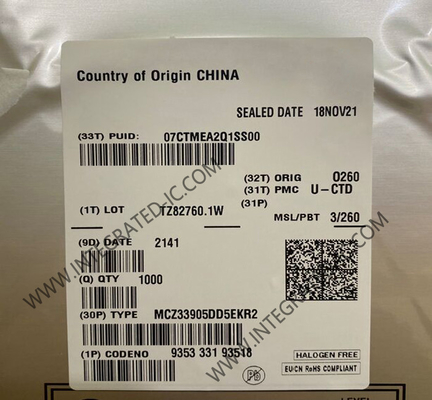MCZ33905DD5EKR2 Chip de sistema de circuito integrado Chip base con alta velocidad CAN y LIN