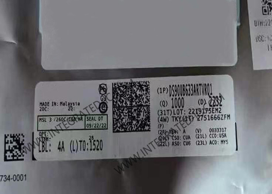 Chip de circuito integrado DS90UB633ARTVRQ1 100MHz 1.87Gbps FPD-Link III Serializador