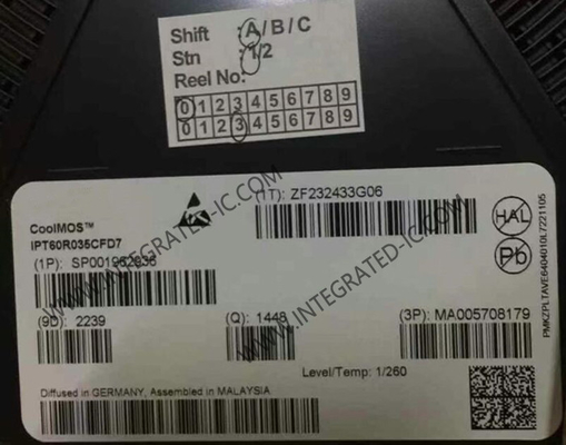 Chip de circuito integrado IPT60R035CFD7 109nC 351W Transistor MOSFET de potencia HSOF8