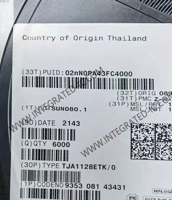 Chip de circuito integrado TJA1128ETK 3V 20Kb/s Chip de base del sistema LIN