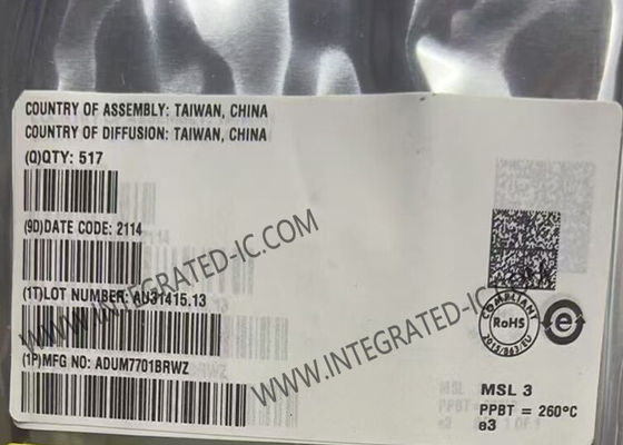 ADUM7701BRWZ Chip de circuito integrado 16 bits Modulador de sigma delta aislado