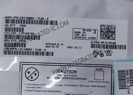 LB11988V Circuito integrado con chip de motor de ventilador 1.3A IC digital monolítico