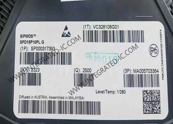 Chip de circuito integrado SPD15P10PL SIPMOS® Transistor de potencia de 100 V MOSFET de potencia de canal P