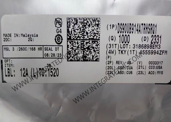 DS90UB914ATRHSRQ1 Chip de circuito integrado de alta velocidad FPD-Link III Deserializador paquete WQFN-48