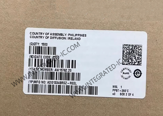 ADG1334BRSZ Chip de circuito integrado 33V Cuad SPDT conmutadores analógicos paquete SSOP-20